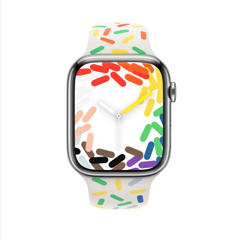 Apple Watch 45mm 45 mm Sport Band - Pride Edition - Small / Medium 140-190mm